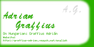 adrian graffius business card